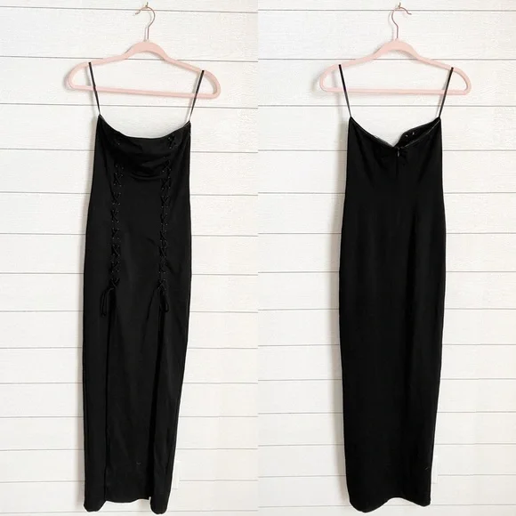 NWT Chrissy Teigen Phoebe Lace Up Gown - Picture 2 of 5